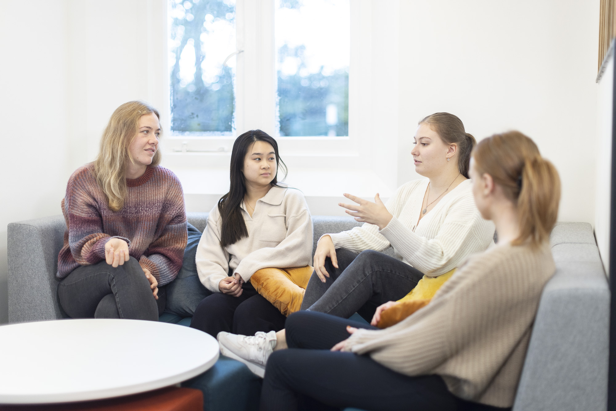 Students socialising